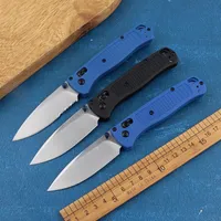 New Pocket 535 folding knife D2 blade nylon fiberglass handle outdoor camping hunting tactical fruit knife EDC pocket tool belt re253S