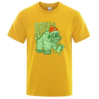 Glue Is Poured On The Gorilla Creativity Design T-Shirts Men Casual Loose T Shirts Casual Summer Cotton Pattern Cotton