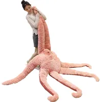cute net red octopus plush toy giant animal doll accompany sleep pillow tatami for girlfriend gift sofa bed decoration 145 258cm D2192