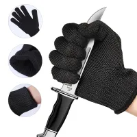 Stalen anti-gesneden handschoenen gesneden resistent metalen gaas slager handschoen handelen handwerkbescherming mesbestendige steekdraadtuin
