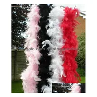 Other Household Sundries Feather Boa 200Cm Fancy Dress Party Dance Costume Accessory Wedding Diy Decoration 17Colors Drop Delivery H Dh3Er