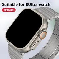 Cinturino in titanio per Apple Watch Band Ultra 49mm 41mm 45mm Band Smontaggio rapido per iWatch Series 8 7 6 5 4 3 SE