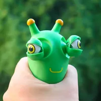 Grappige oogbol Burst Squeeze Toy Green Eye Caterpillar Pinch Toys volwassen kinderen Stress reliëf Fidget speelgoed Creative Decompression Toy 2023
