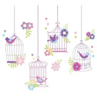 WallPops Chirping The Day Away Wall Art Stickers