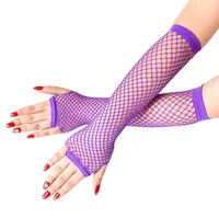 Женские рыбные сетки без пальцев длинные перчатки для ног манжеты вечеринка носить причудливые игрушки для взрослых сексуальные красивые экзотические аксессуары для Arm Spreader 50% дешевые онлайн -распродажи