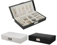 Portable Travel Jewelry Box Organizer Velvet sieraden ornamenten Case opslag cosmetische tassen cases7533084