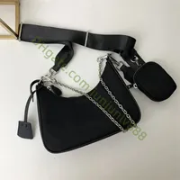 2005 Edition 3 piece man Wholesale nylon hobo for women shoulder bags for womens Chest pack lady Tote chains handbags messenger Totes Cross Body Purse Clutch bag