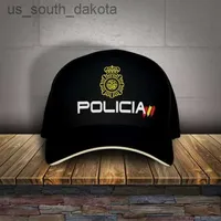 Ball Caps Spain CNP Policia Print Cap Hat L230523
