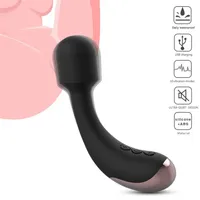 AV Vibration Magic Wand Soft Dildo Memale Masturbation Tool G-Spot Clitoral Stimulator Nipple Massager Sex Toys for Compose 80％オンラインストア