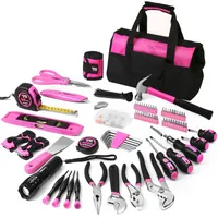 Poptop Pink Tool Set - 207 Piece Lady - портативный комплект ремонтных инструментов