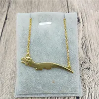 Pendant Necklaces The Neverending Story Necklace Falcor Luck Dragon Fantasy Jewelry Movie 80's Inspired Cool Gift For Her228Q