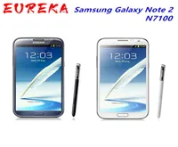 100 N7100 originais desbloqueados Samsung Galaxy Note 2 II N7100 Telefone celular 55quot Quad Core 8MP GPS WCDMA Smartphone Renuncido