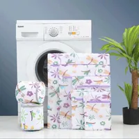 Laundry Bags Laundry Bag Machine Wash Clothes Underwear Bra Bag New Arrival Printed Fine Mesh Bag for Washing Kits Cn(Origin) Modern G230525