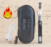 1 Pz Globo di Vetro e Kit di Sigaretta Starter Dry Herb Vaporizzatore ecigs Wax Vape Pen ego t evod UGO V II 510 Thread Batteria Elettronica C8820704