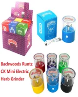 Tragbare Backwoods elektrische Tabakmühle, Raucherzubehör, Runtz Dry Herb Smart Miller Crusher mit USB-Kabel, Glas, Gewürz, Cha8677459