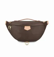 Top Quality Fashion Pu Leather Brown flower Handbags Women Bags Designer Fanny Packs Famous Waist Bags Handbag Lady Belt Chest bag3316897