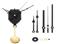 Repair Tools Kits DIY Pendulum Clock Movement Mechanism With 3 Pairs Different Hands Quartz Shaft Wall Kit Parts Replacement1642907