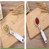 500g 0 1g Capacity Coffee Tea Digital Electronic Scale Kitchen Measuring Spoon Weighing Device LCD Display Cooking with USB257L