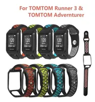 Replacement Breathable Bracelet Watch Strap Silicone Wrist Band for Tomtom Runner 3AdventurerGolfer 2Runner 2 CardioSpark 36940910