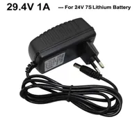 294V 1A 1000MA DC Lithium Scooter Charger 7S 24V Liion Wall Charger AC 100240V 24 V Lipo Power Supply1257179