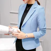 Women's Suits Black Women Blazer 2023 Formal Slim Blazers Lady Office Work Suit Pockets Jackets Coat Female Korea Casual Short Femme