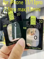 Rear Camera film Lens Protector Protective Tempered Glass 3D Transparent With Flash Circle for iPhone 13 12 Pro Max Mini 11 Samsun4704665