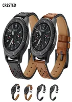 22mm Watch Band For Samsung Gear S3 Frontier Galaxy Watch 46mm Strap Leather Watchband Bracelet Belt Amazfit Pacestratos 21 T1904362497