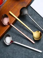 Mini Coffee Spoon Stainless Steel Tea Spoon Gold Stirring Teaspoon Bar Restaurant Kitchen supplies Christmas Birthday Party Utensi6017802