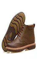 Fashion Men Boots Zapatos Hombre Warm Men Winter Shoes 100 Genuine Leather Shoes Ankle Boots plus size 38447037252