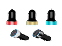 LED Display Car Charger 2 Port USB 31A Max for iPhone for Samsung Xiaomi Huawei Mobile Phone Tablet CarCharger9914404