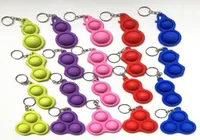 Multishape Fidget keyring key chain toy keychain 2022 push bubble popper fidget toys Key ring holder bag pendant charms stree reli9328128