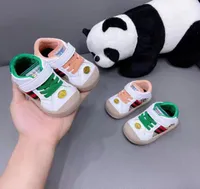 With Box Top Quality Baby First Walkers Kid Spring Autumn Casual Shoes Italy Slip Boys Girls Green Orange Eur Size 1620 Little B6087447