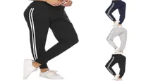 Women039s Running Pants Sweatpants Elastic Leg Opening Joggers Wild Leggings Spring Female Sports Casual Trousers With White St8124845