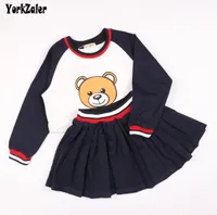 Yorkzaler Kids Clothing Sets For Girl Boy Summer Bear ShirtPantsSkirt 2pcs Children039s Outfits Toddler Baby Clothes Set 3T78669707