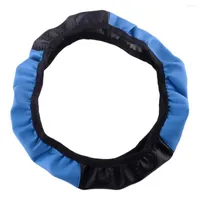 Steering Wheel Covers Universal 38cm 15" Car Microfiber Leather Skidproof Cover High Quality