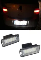 2PCS Number License Plate Light Lamp canbus No Error LED White For VW Golf MK4 MK5 MK6 Passat Polo CC Eos For Porsche Cayenne Boxs9812849