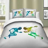 3D Printed Duvet Cover Set Rugby Sport Game Queen King Bed Linen Twin Size Single Double Bedding Set Kid Teen Boys Home Bed 3pcs7270768