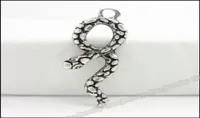 Whole Antique Silver Coated Snake Shape Alloy Jewelry Accessories Charms 1133mm AAC11241959853