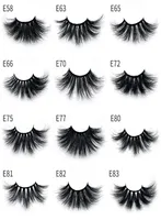 25 mm thick mink lashes 3d mink eyelashes Cruelty Soft real 25mm lashes mink hair false eyelashes extension lashes strips8101199