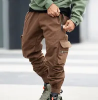 Joggers Men Harem Pants Multi Pockets Streetwear Hip Hop Sweatpants Harajuku Spring Casual Track Cargo Pant Trousers 2207057455484