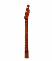 Guitar Tiger Flame Maple Neck 21 FRET Substituição para Fender TeleCaster P76176086