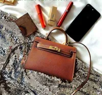 Authentic Semi-Handmade Handbag Kellies Satchel Purse Leather Lady Bag H eme Designer Handbag Ladies Wrist Women's Mini Second Generation 4 Outlet7WH0