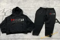 Men039s Hoodies Allmatch Towel Embroidered Trapstar Pullover Sweatshirts Men Woman High Quality Heavy Fabric Hooded7585023