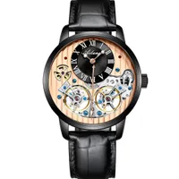 Heren Watch Ailang Double Tourbillon Automatisch mechanisch horloge Business Formal Wear