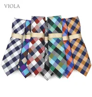 Fashion Plaid Striped Necktie 8cm Navy Polyester Male Office Formal Tie Business Tuxedo Suit Shirt Cravat Gift For Men Accessory 24190653