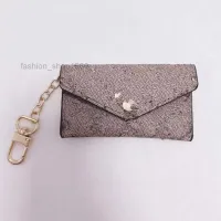 Unisex Designer Key Pouch Fashion Leather Purse Keyrings Mini Wallets Coin Credit Card Holder 19 Colors Epacket''gg''