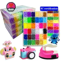 Perler Beads Kit 5mm/2.6mm Hama beads Whole Set with Pegboard and