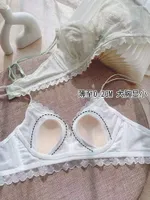 Sexy Women Lace Bra Big bust 80-120 C D E F G Cup Under Gathering Plunge  Lingerie Bras Push