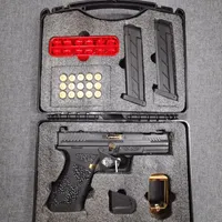 barato realista brinquedo arma plástico nerfs pistola glock shell