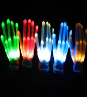 Flashing Finger Lighting Gloves Halloween Christmas club dance fancy dress LED Colorful Rave magic Gloves Light show filler bag gi4487133